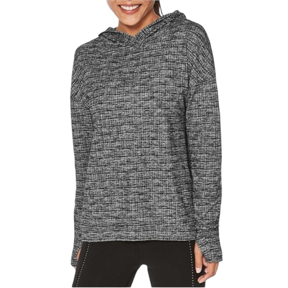 Lululemon Hooded Long Sleeve Shirt Heather Grey - Picture 1 of 12